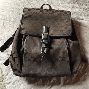 Coach Brown Backpack for Women